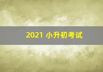 2021 小升初考试